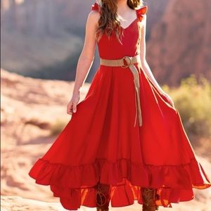 NWT Joyfolie SYD Dress in Chili Oil